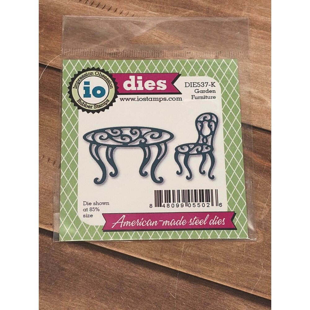 IMPRESSION OBSESSION DIE537-K GARDEN FURNITURE STEEL CRAFT DIE SET OF 2